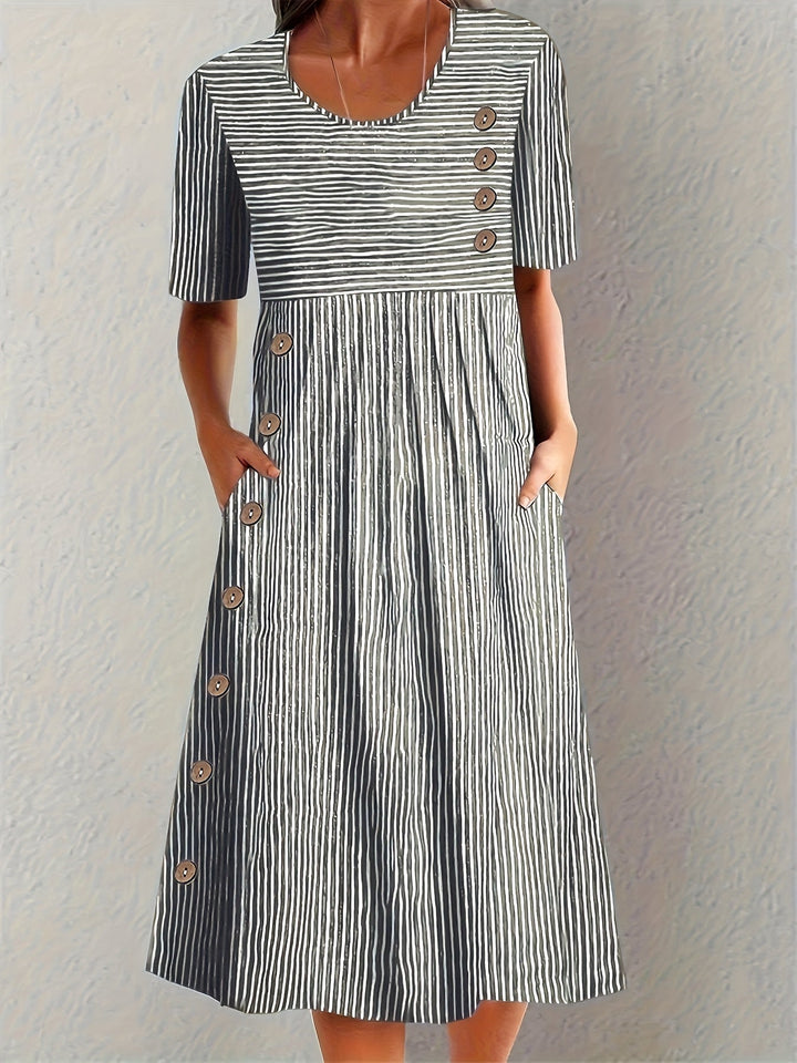 Lillian | Striped Summer Dress